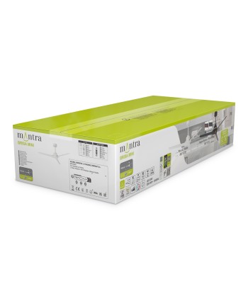 BRISA MINI * Ventilador IP44 BLANCO LED 20W-2700K-5000K
